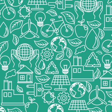 Yeşil Eko arka plan