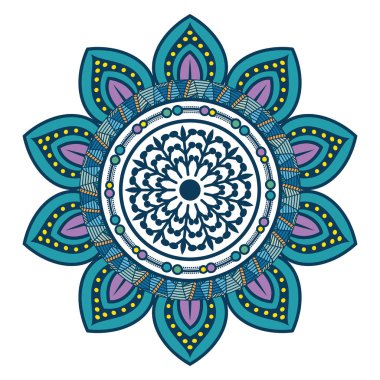 Mandala vintage dekor elementleri