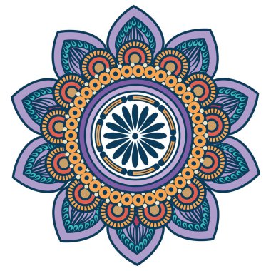 Mandala vintage dekor elementleri