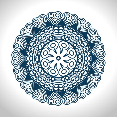Mandala vintage dekor elementleri