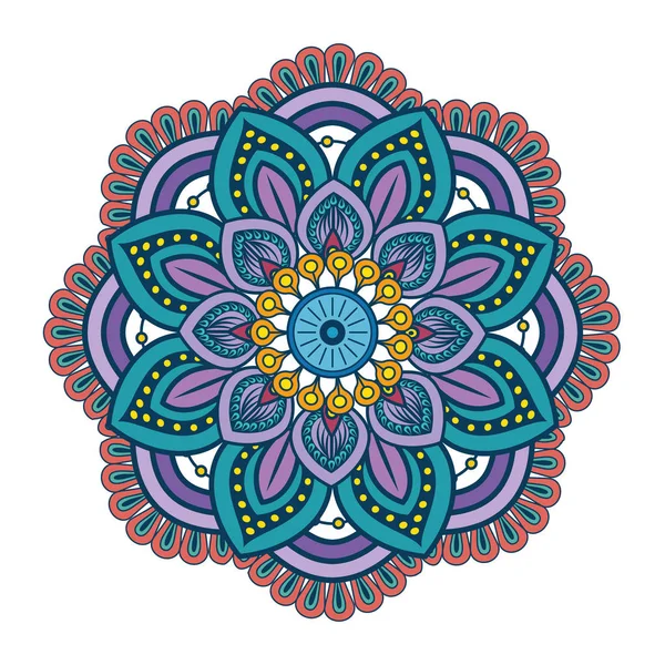 Mandala vintage elementi decorativi — Vettoriale Stock