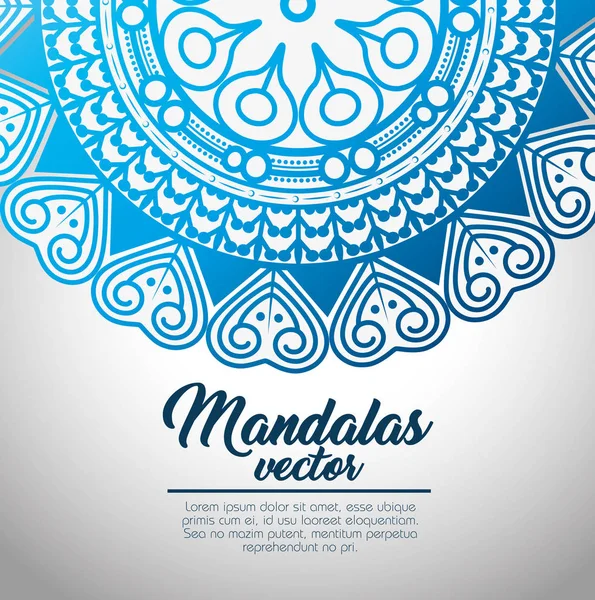Modèle vintage mandala — Image vectorielle