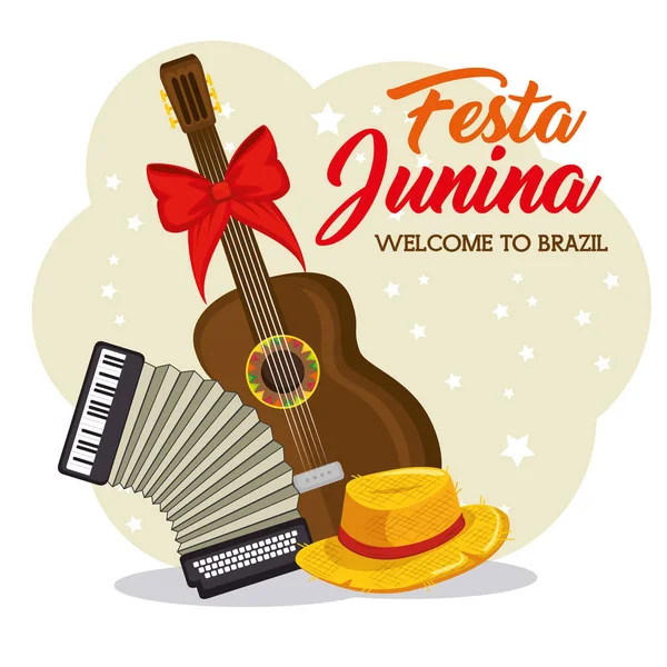 Projeto Festa Junina — Vetor de Stock