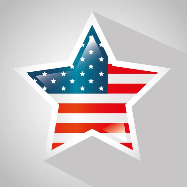 Usa vlag ontwerp — Stockvector