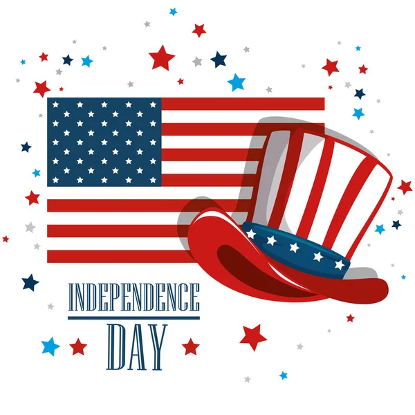 Design do Dia da Independência —  Vetores de Stock