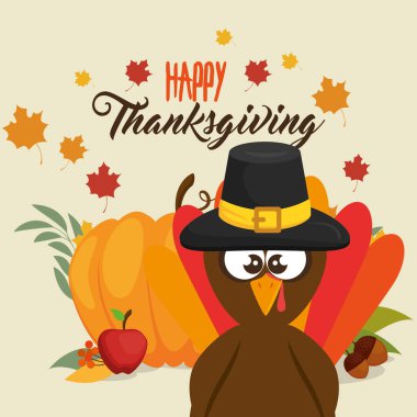 Mutlu Şükran Günü kartları.