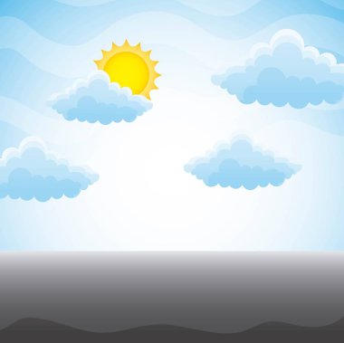 dağ tepe manzara mavi gökyüzü bulut ile