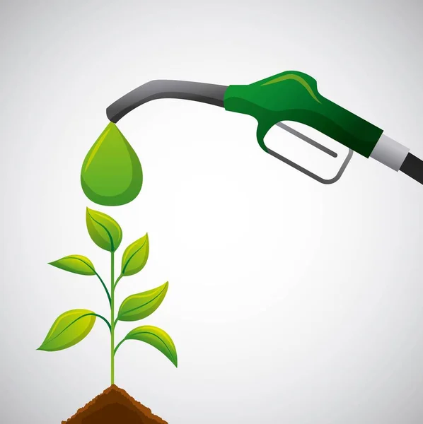 Biobränsle ekologi alternativ — Stock vektor