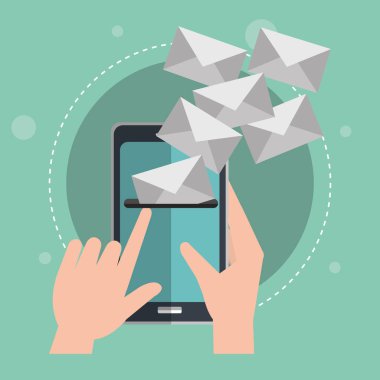 Smartphone ile e-posta zarflar