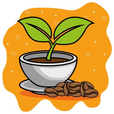 kahve çekirdekleri çizgi film