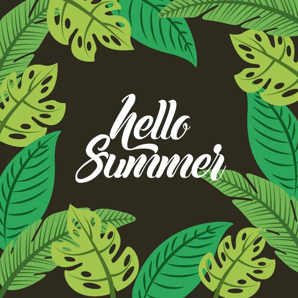 Hola apartamento de verano — Vector de stock