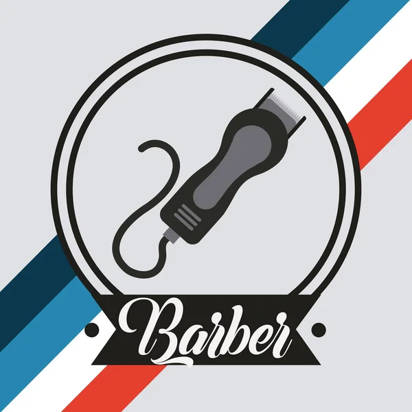 Barbería ilustración — Archivo Imágenes Vectoriales