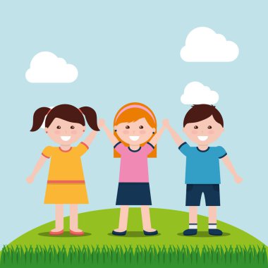 mutlu çocuklar çizgi film