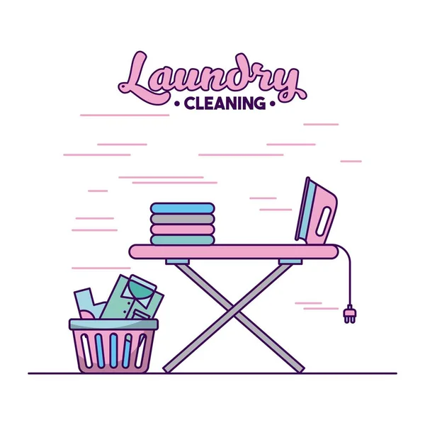 Laundry cleaning delicate — Stock Vector