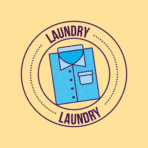 Laundry membersihkan halus - Stok Vektor