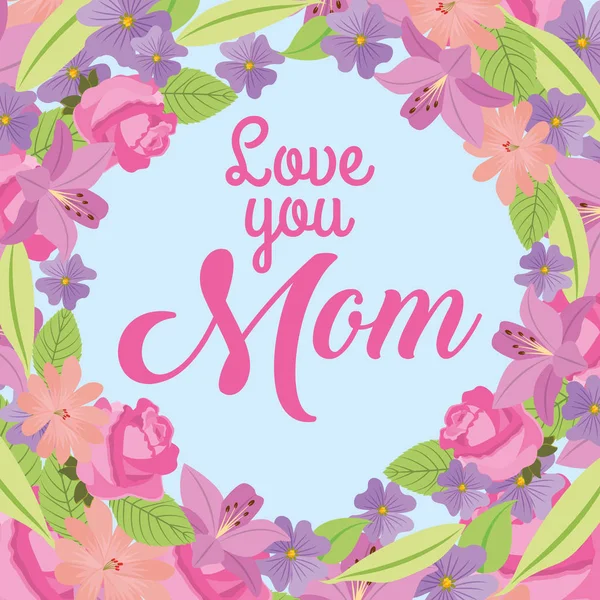 Mothers  day card — Stock Vector