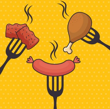 lokanta tavuk ve sosis tasarım