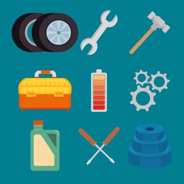 Araba Servis simge kümesi