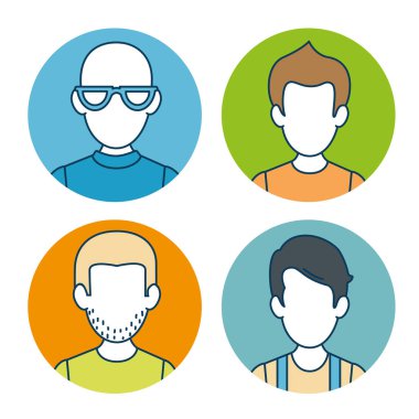 avatar simge karakter kümesi