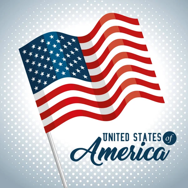 United States of America design — Stock Vector