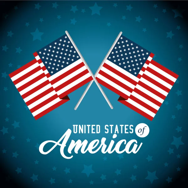 Ηνωμένες Πολιτείες Αμερικής σχεδιασμό — Διανυσματικό Αρχείο