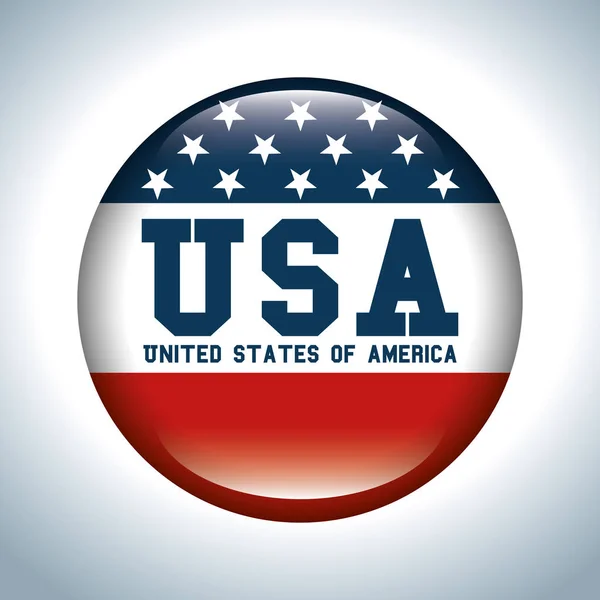 United States of America design — Stock Vector