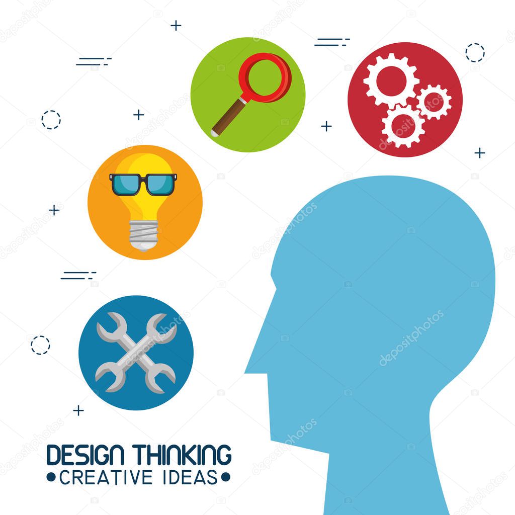 design thinking creative ideas concept