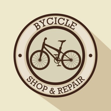 modern bisiklet dükkanı logosu