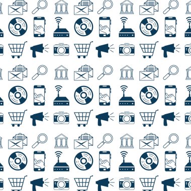 İnternet ve teknoloji arka plan tasarım