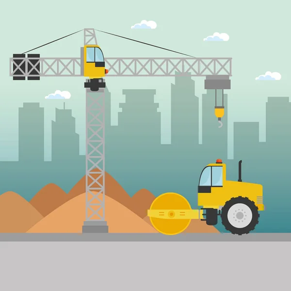 En construcción diseño — Vector de stock