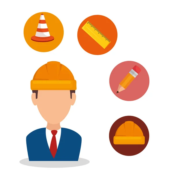 Under construction design — Stock Vector