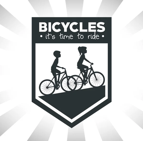 Nowoczesny rower sklep logo — Wektor stockowy