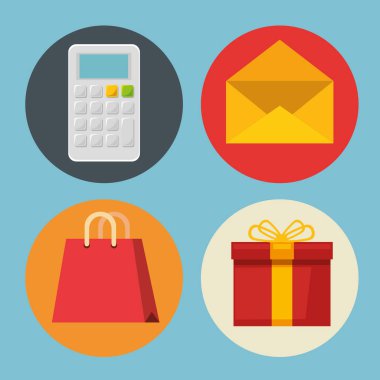 e-ticaret Icon set