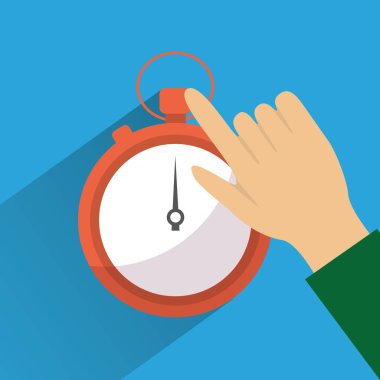 el dokunmatik kronometre saat zaman