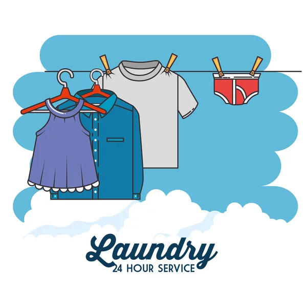 Πλυντήριο ρούχων εικονίδιο — Διανυσματικό Αρχείο
