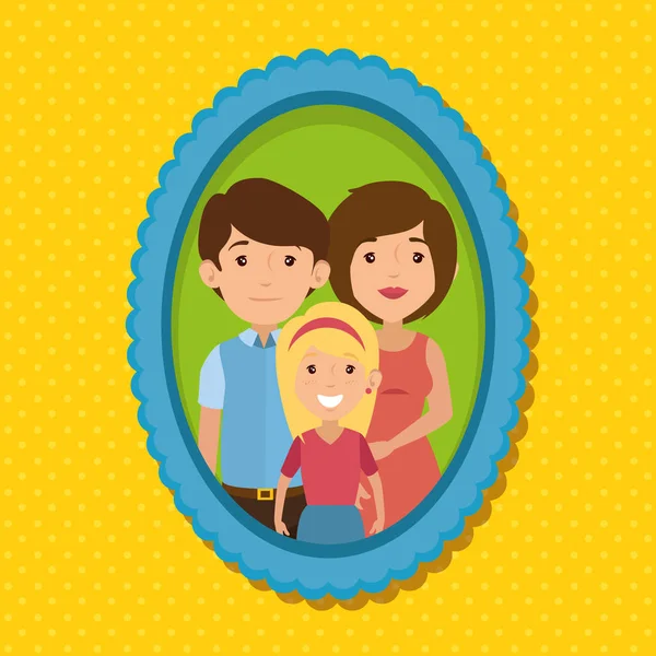 Family related design — Stock Vector