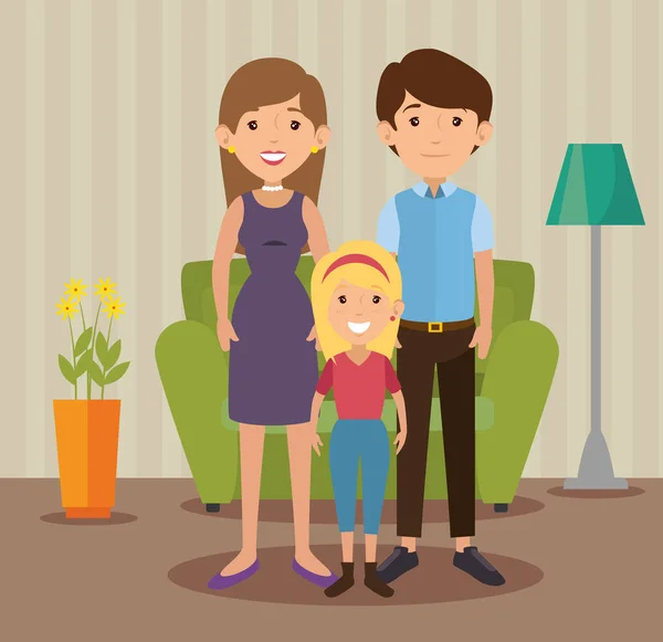 Familie verwante ontwerp — Stockvector