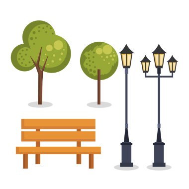 Park öğeleri Icons set