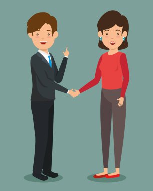 interaktif iş insanlar iletişim