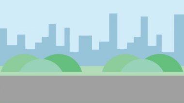 insanlar animasyon manzara