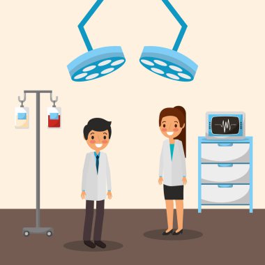 tıbbi insanlar karikatür