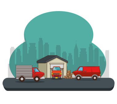 yük taşıma ve teslimat lojistik