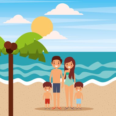 Aile birlikte karakterler