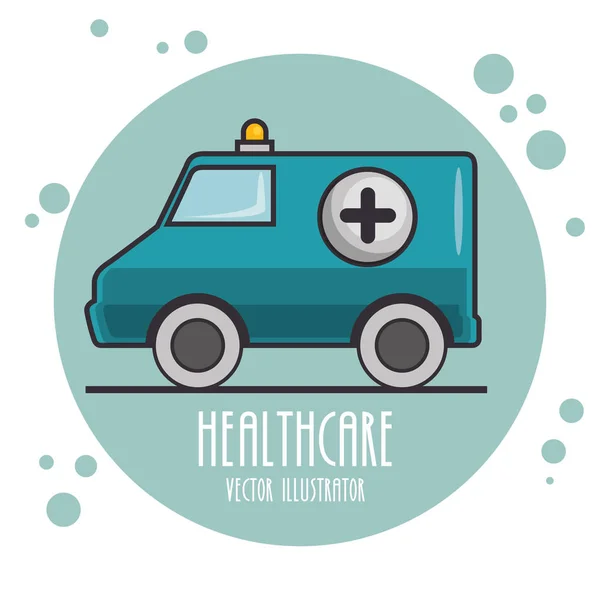 Emergency ambulance icon — Stock Vector