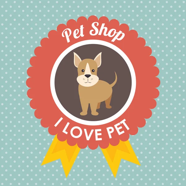 Tienda de mascotas logo — Archivo Imágenes Vectoriales