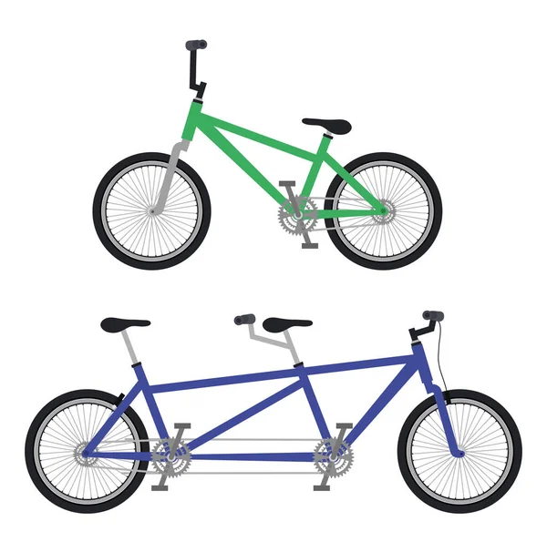 Conjunto ícones de estilos de bicicleta —  Vetores de Stock