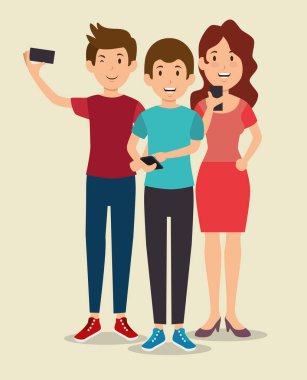 Smartphone bağımlılık kavramı modern yaşam tarzı 
