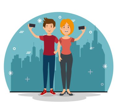 Smartphone bağımlılık kavramı modern yaşam tarzı 