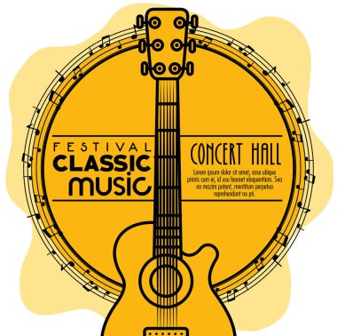 Poster festival klasik müzik simgesi
