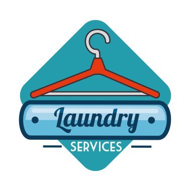 Çamaşırhane logo amblem rozeti 